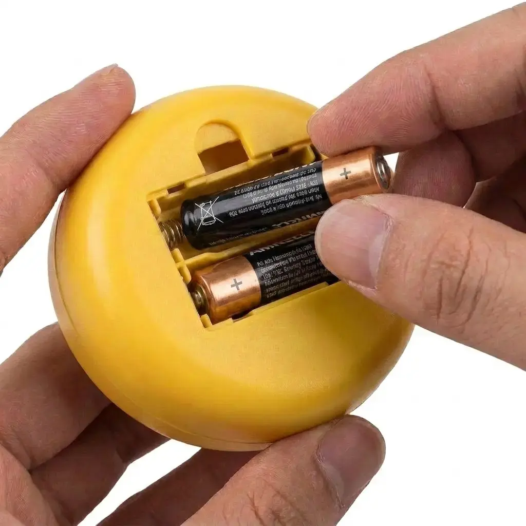Replaceable AA batteries
